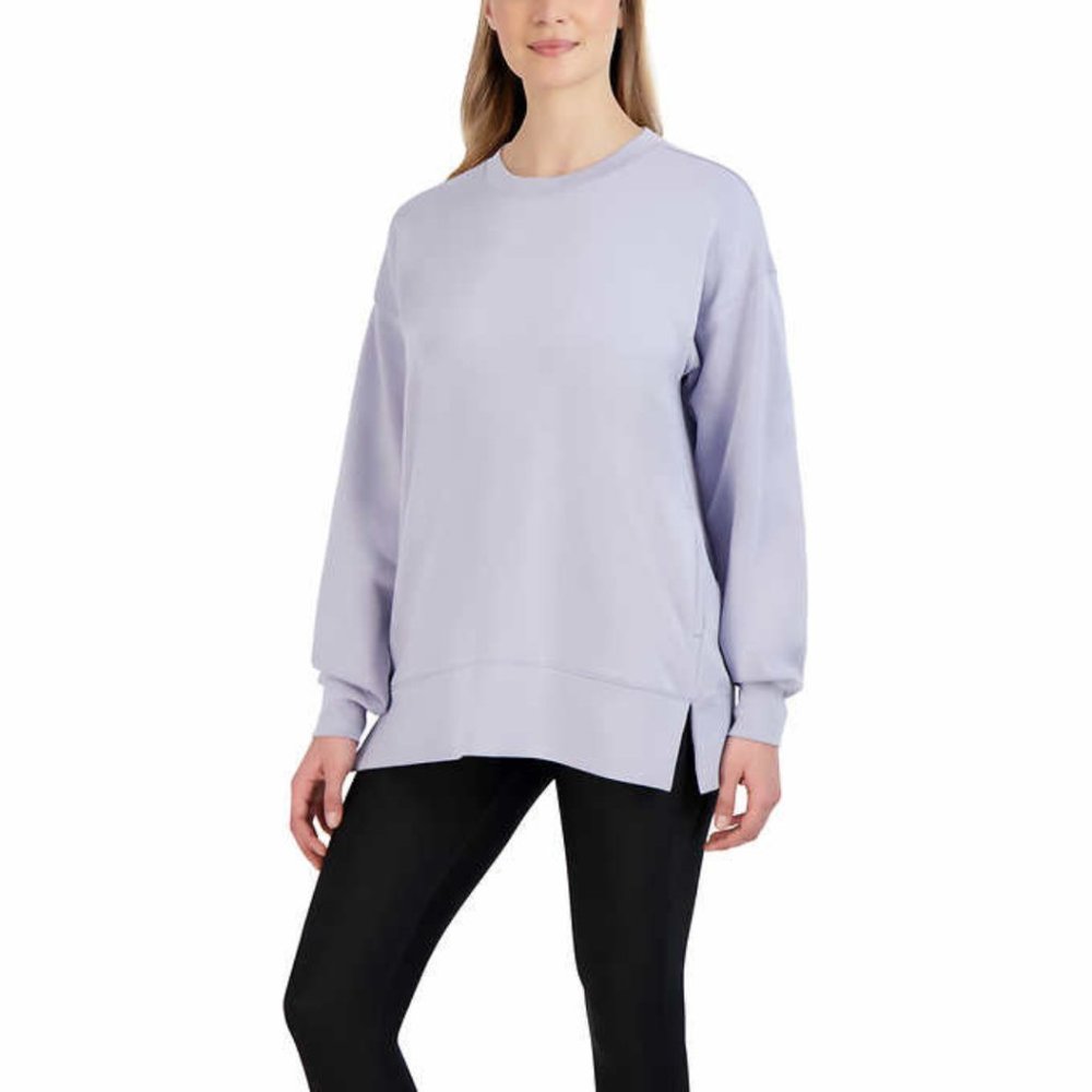 Sage Scuba Long Sleeve Cozy Top Sweater